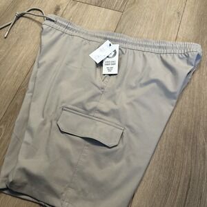 Burnside Hybrid Sunday Cargo Shorts Men's Sand Size 2XL Performance Sofa To Surf